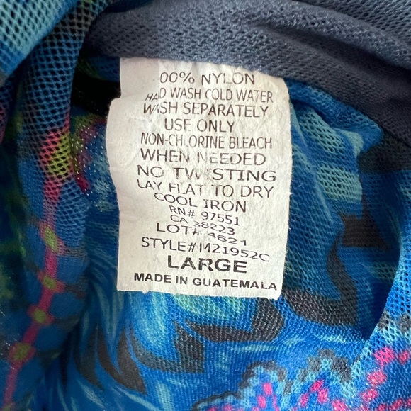 Sweet Pea by Stacy Frati mesh top with bird print. Size Large - Picture 3 of 3